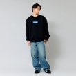 グラソス(GLAZOS)の【毛玉になりにくい】裏起毛・ボックス刺繍ロゴトレーナー1