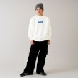 グラソス(GLAZOS)の【毛玉になりにくい】裏起毛・ボックス刺繍ロゴトレーナー5