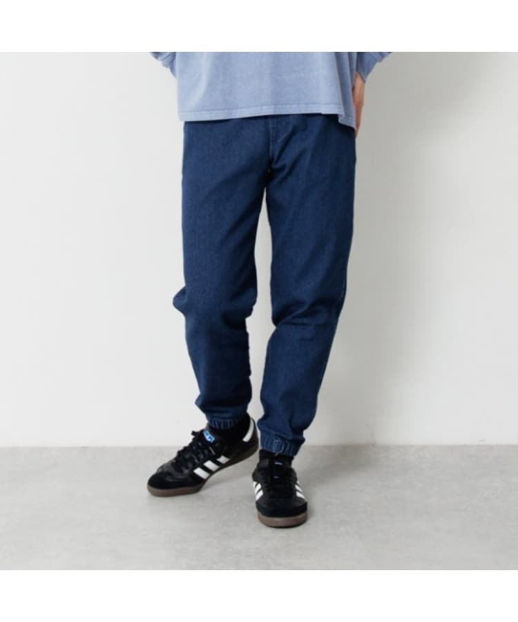 グラソス(GLAZOS)のストレッチデニム・ジョガーパンツ ブルー(291)