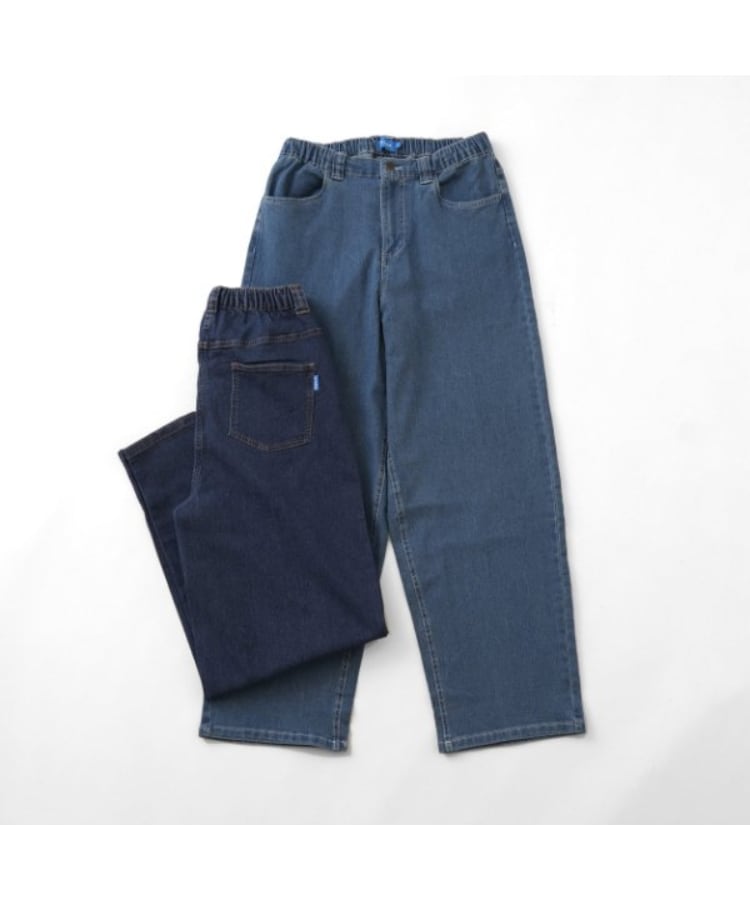グラソス(GLAZOS)のストレッチデニム・ワイドバギーパンツ10
