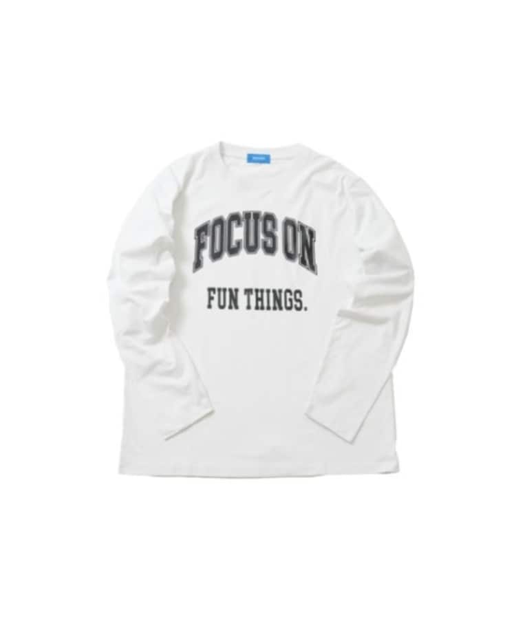 グラソス(GLAZOS)の【プチプラ】フロントカレッジロゴ長袖Tシャツ4