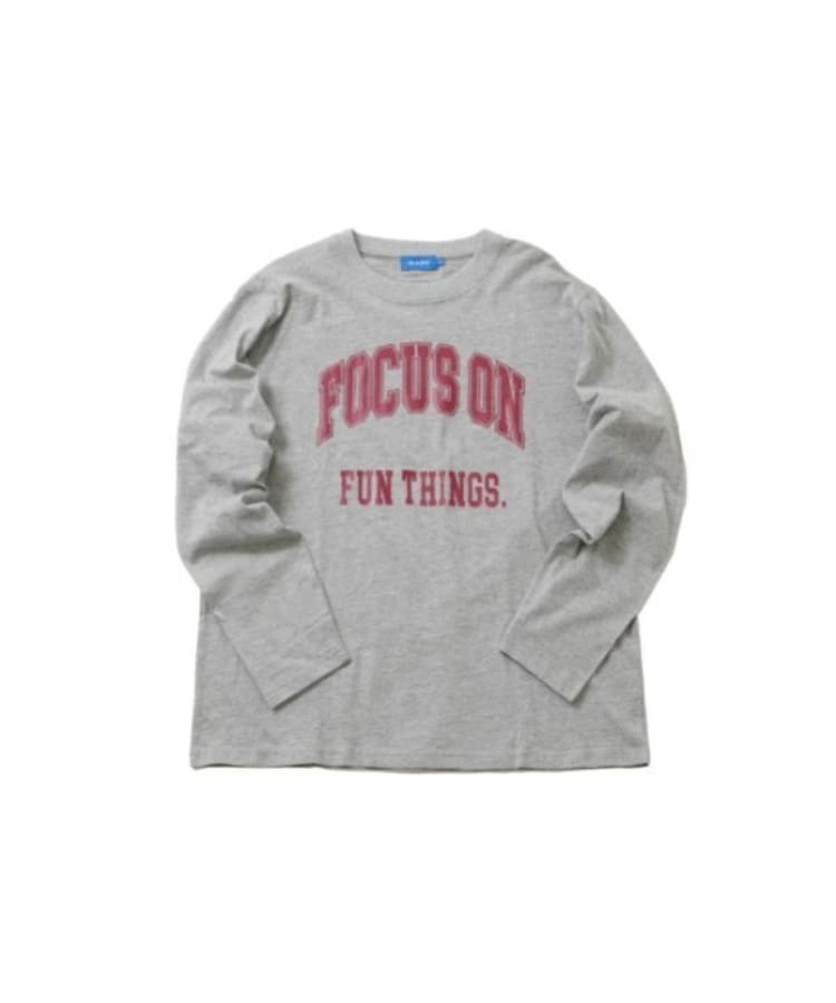グラソス(GLAZOS)の【プチプラ】フロントカレッジロゴ長袖Tシャツ5