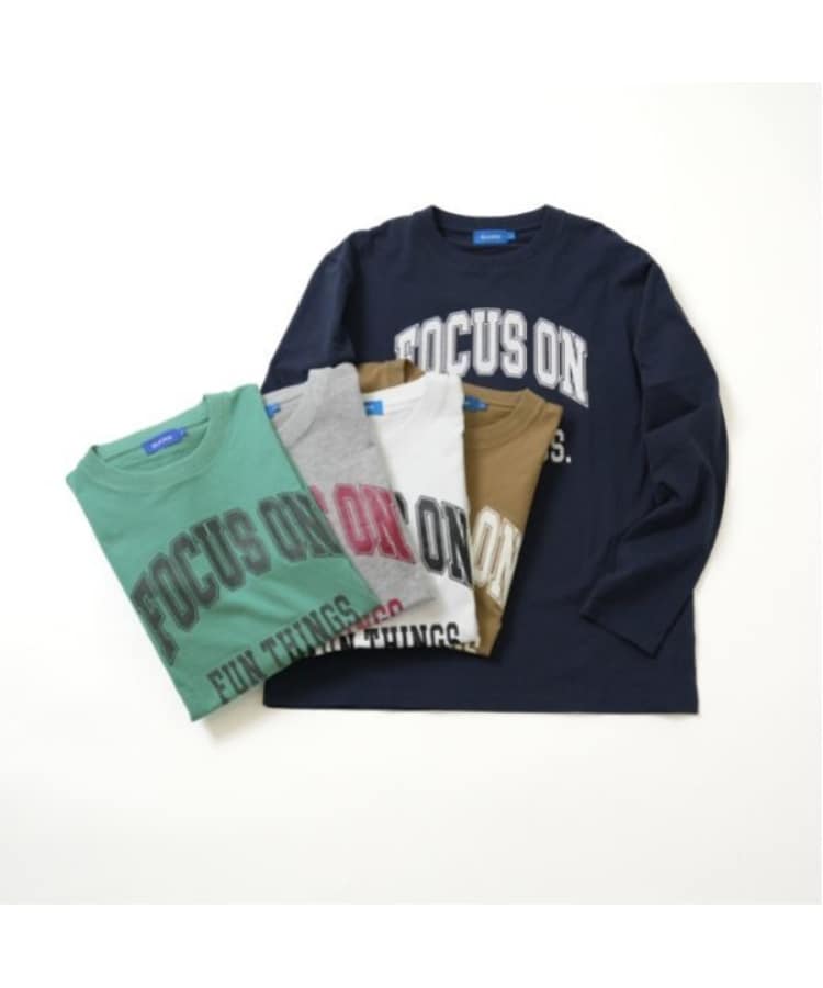 グラソス(GLAZOS)の【プチプラ】フロントカレッジロゴ長袖Tシャツ15