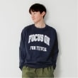 グラソス(GLAZOS)の【プチプラ】フロントカレッジロゴ長袖Tシャツ ネイビー(094)