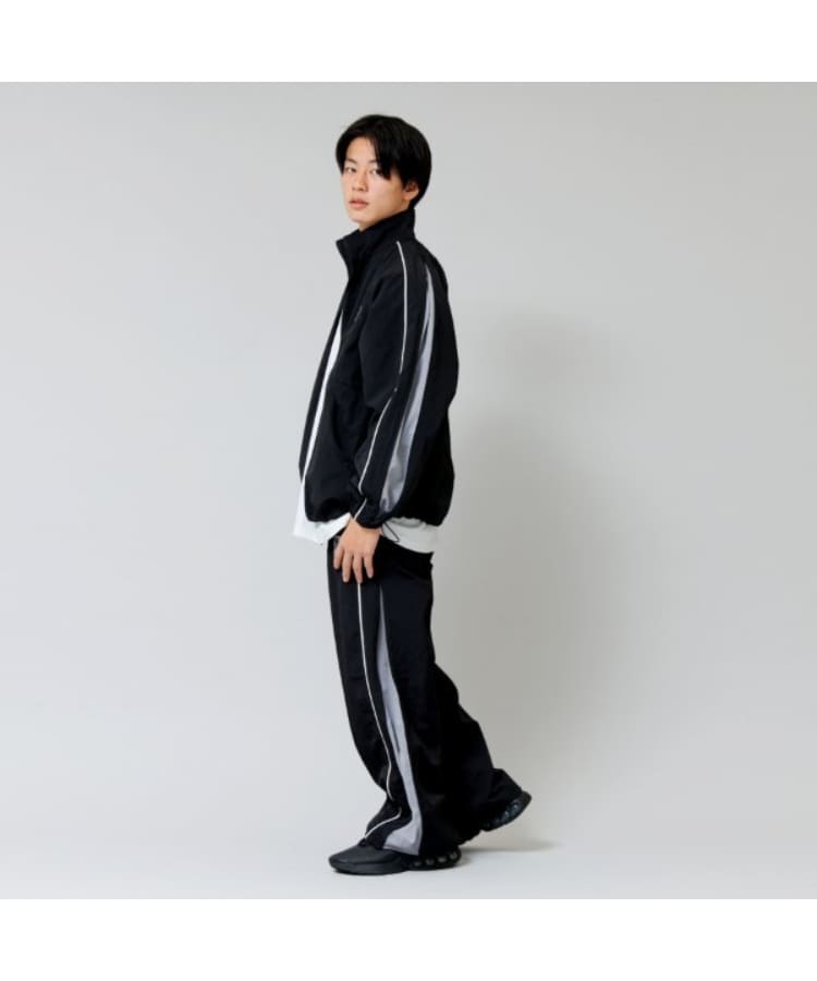 グラソス(GLAZOS)の【GLSW.】【セットアップ対応】ナイロン・ ジップラインパンツ3