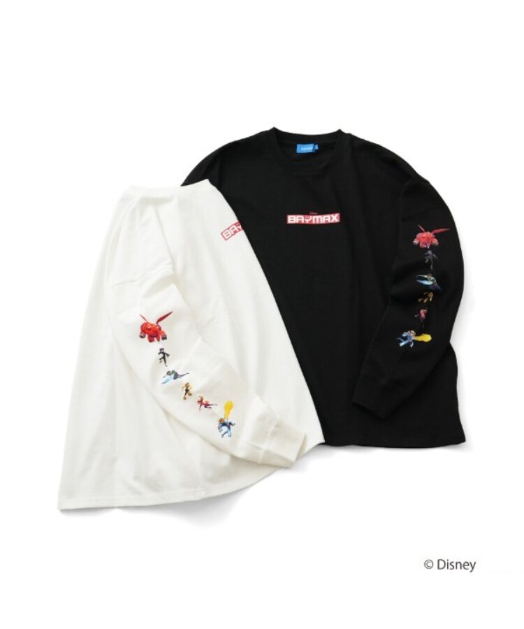 グラソス(GLAZOS)の【DISNEY】BAYMAX / 袖プリント長袖Tシャツ12