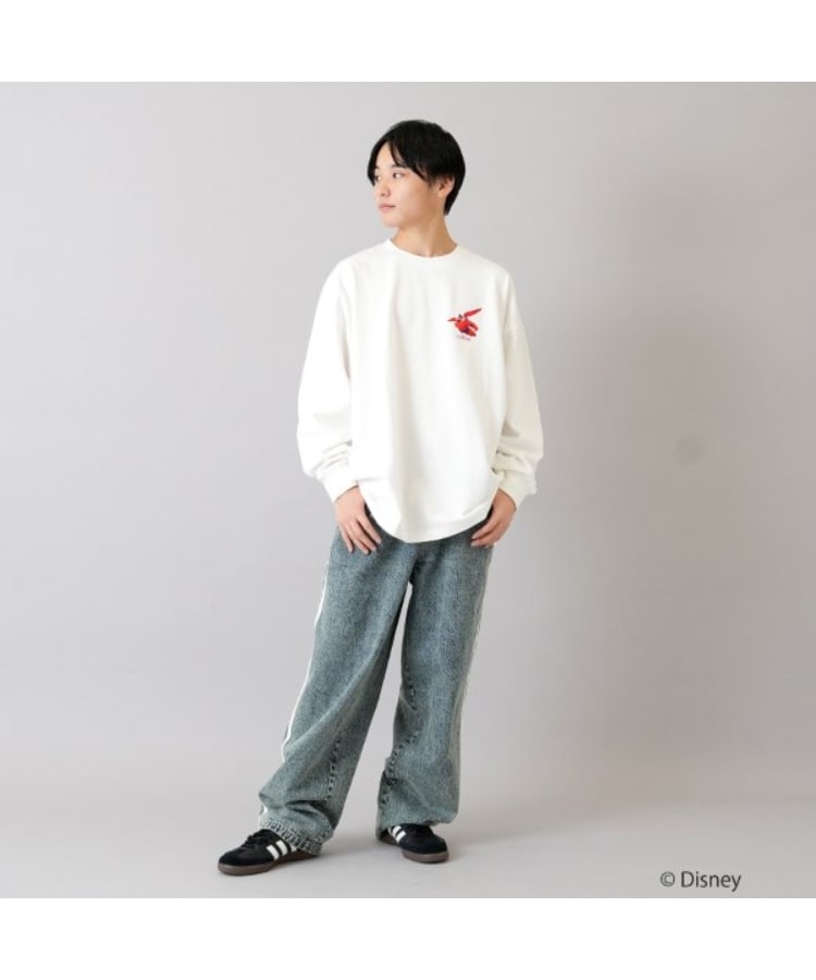 グラソス(GLAZOS)の【DISNEY】BAYMAX / バックフォトプリント長袖Tシャツ4