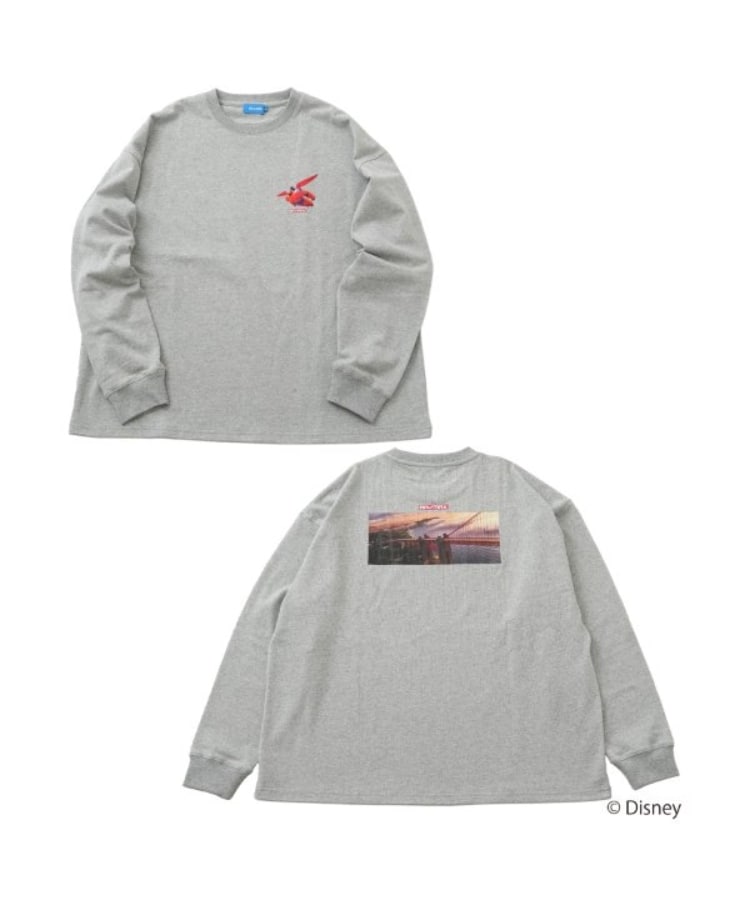 グラソス(GLAZOS)の【DISNEY】BAYMAX / バックフォトプリント長袖Tシャツ11