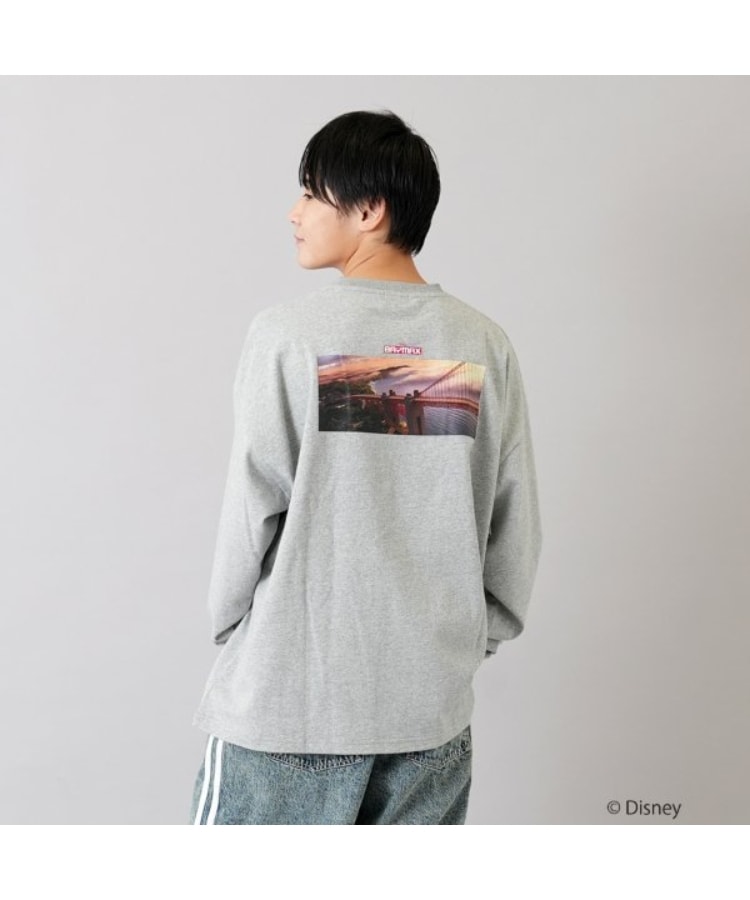 グラソス(GLAZOS)の【DISNEY】BAYMAX / バックフォトプリント長袖Tシャツ グレー(112)