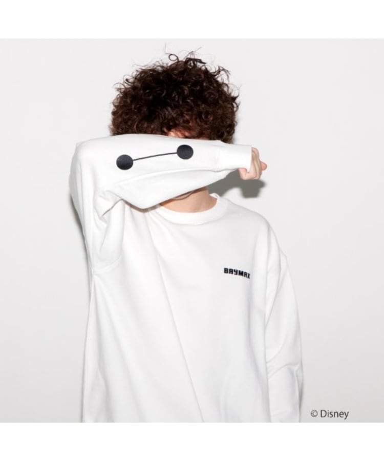 グラソス(GLAZOS)の【DISNEY】BAYMAX / バックフォトプリントトレーナー5