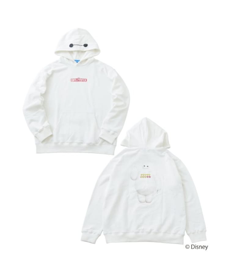 グラソス(GLAZOS)の【DISNEY】BAYMAX / バックプリントパーカー10