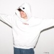 グラソス(GLAZOS)の【DISNEY】BAYMAX / バックプリントパーカー ホワイト(001)