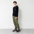 グラソス(GLAZOS)の綿ポリストレッチツイル・スリムパンツ1
