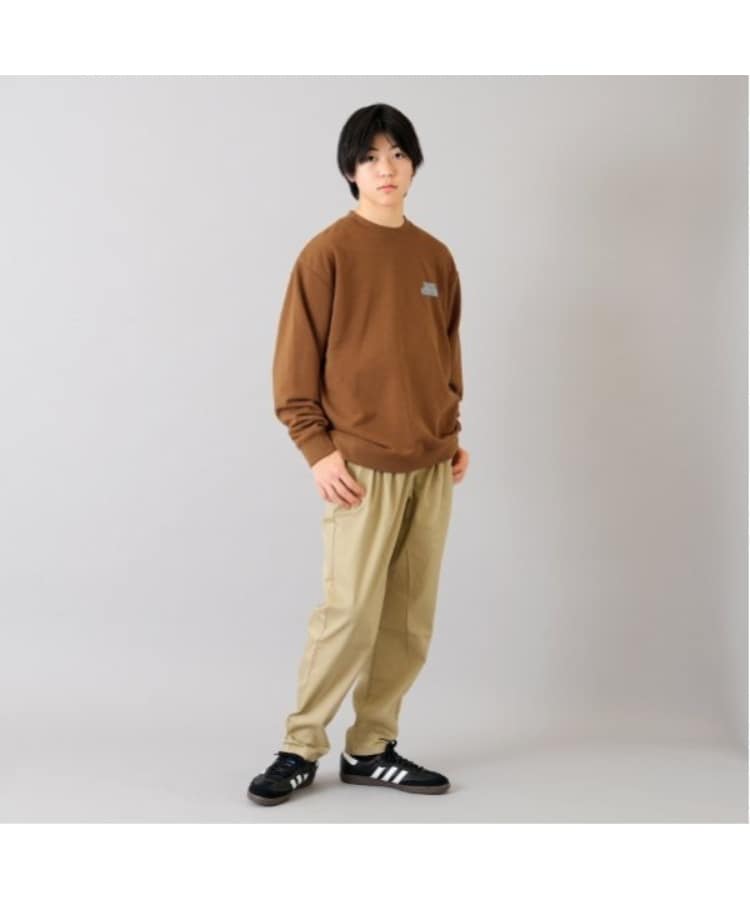 グラソス(GLAZOS)の綿ポリストレッチツイル・タックパンツ1