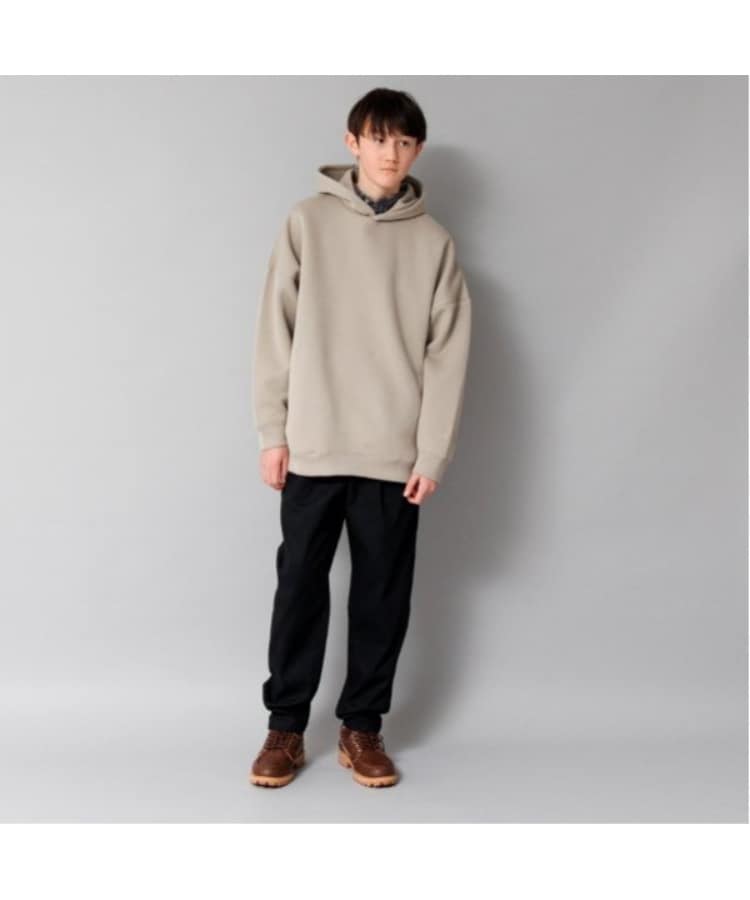 グラソス(GLAZOS)の綿ポリストレッチツイル・タックパンツ6