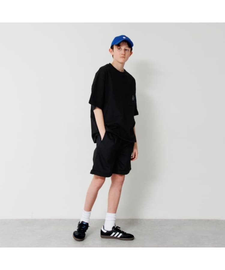 グラソス(GLAZOS)の綿ポリストレッチツイル・ショートパンツ4