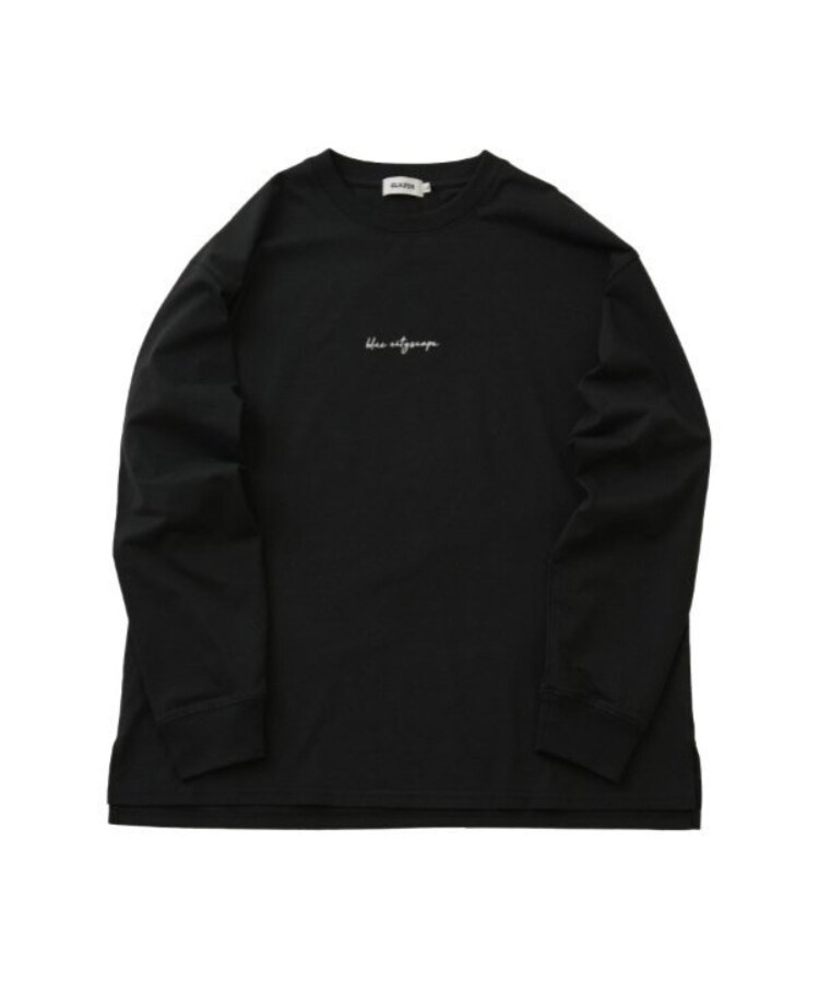 グラソス(GLAZOS)のフロントシンプル刺繍長袖Tシャツ14