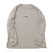 グラソス(GLAZOS)のフロントシンプル刺繍長袖Tシャツ16