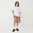 グラソス(GLAZOS)のワンポイントロゴ裾レイヤード半袖Tシャツ17