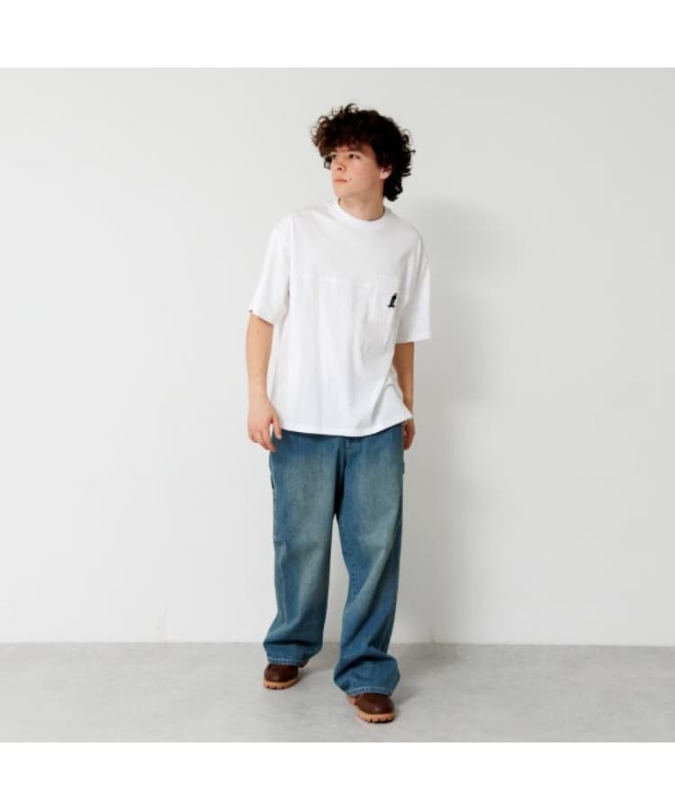 グラソス(GLAZOS)のポケット付きスケーター刺繍ビッグ半袖Tシャツ3