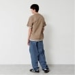 グラソス(GLAZOS)のフロントロゴプリント裾レイヤード半袖Tシャツ3