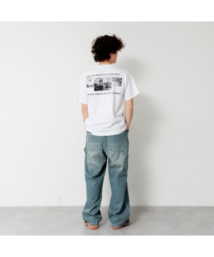 グラソス(GLAZOS)のバックフォトプリント半袖Tシャツ1