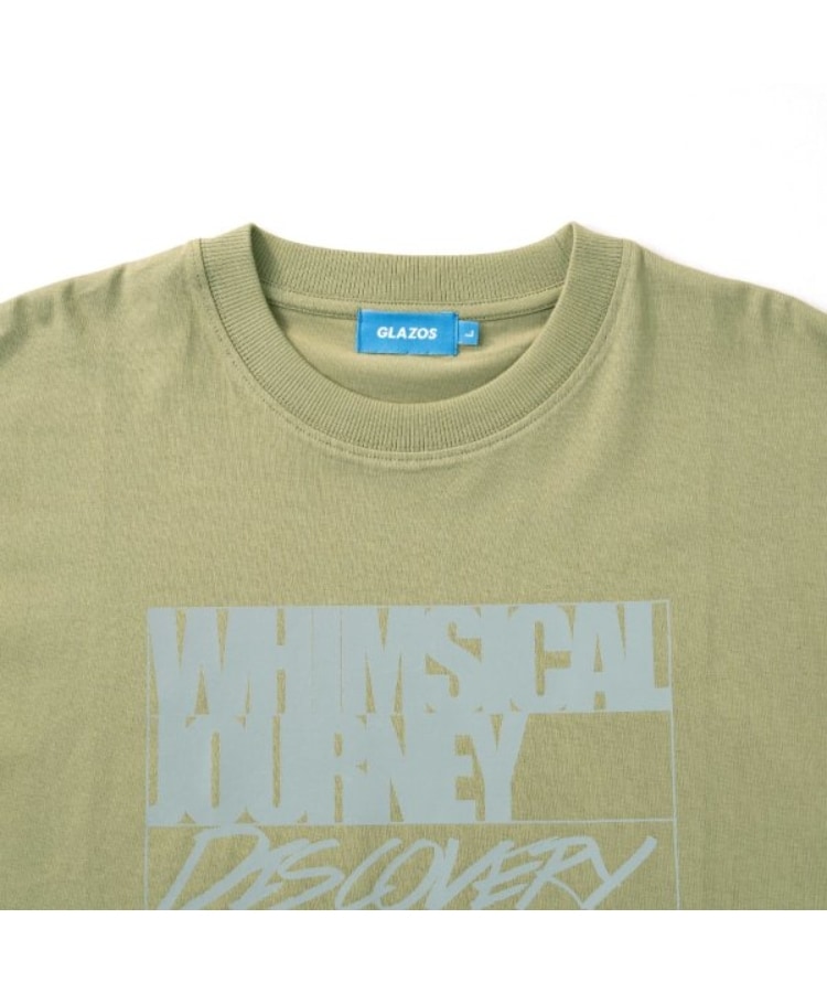 グラソス(GLAZOS)のフロントリフレクタープリントビッグ半袖Tシャツ6
