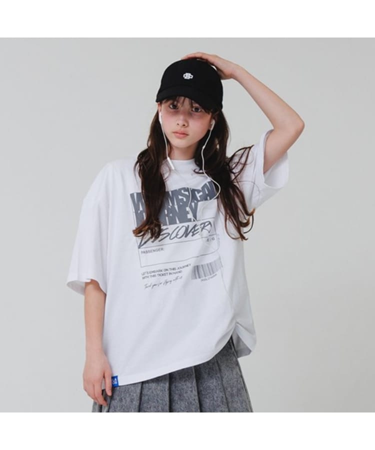 グラソス(GLAZOS)のフロントリフレクタープリントビッグ半袖Tシャツ19
