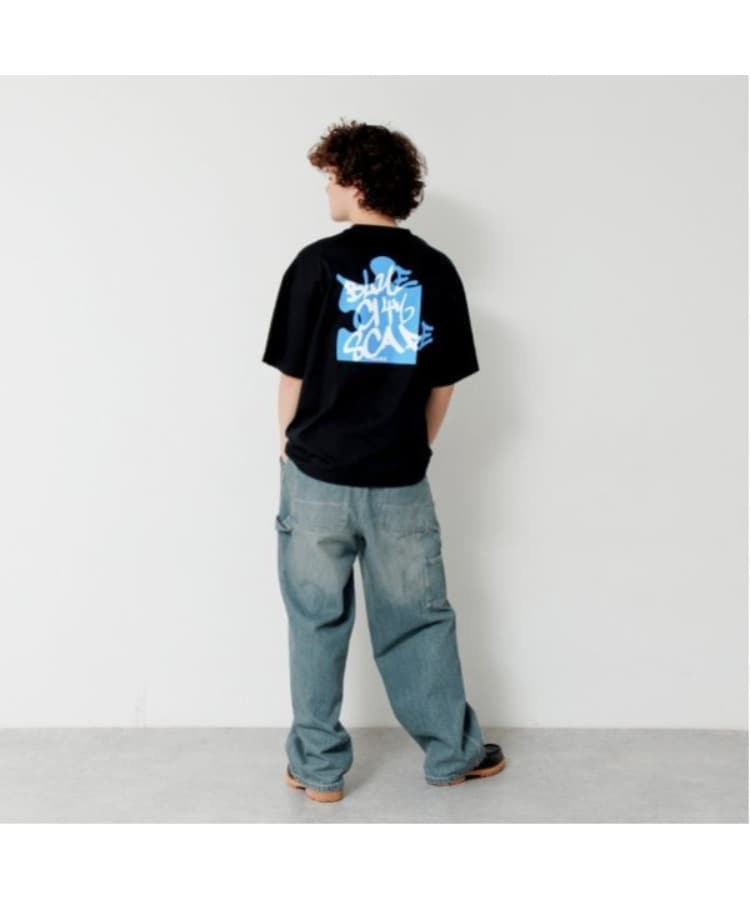 グラソス(GLAZOS)のパズルプリントビッグ半袖Tシャツ1