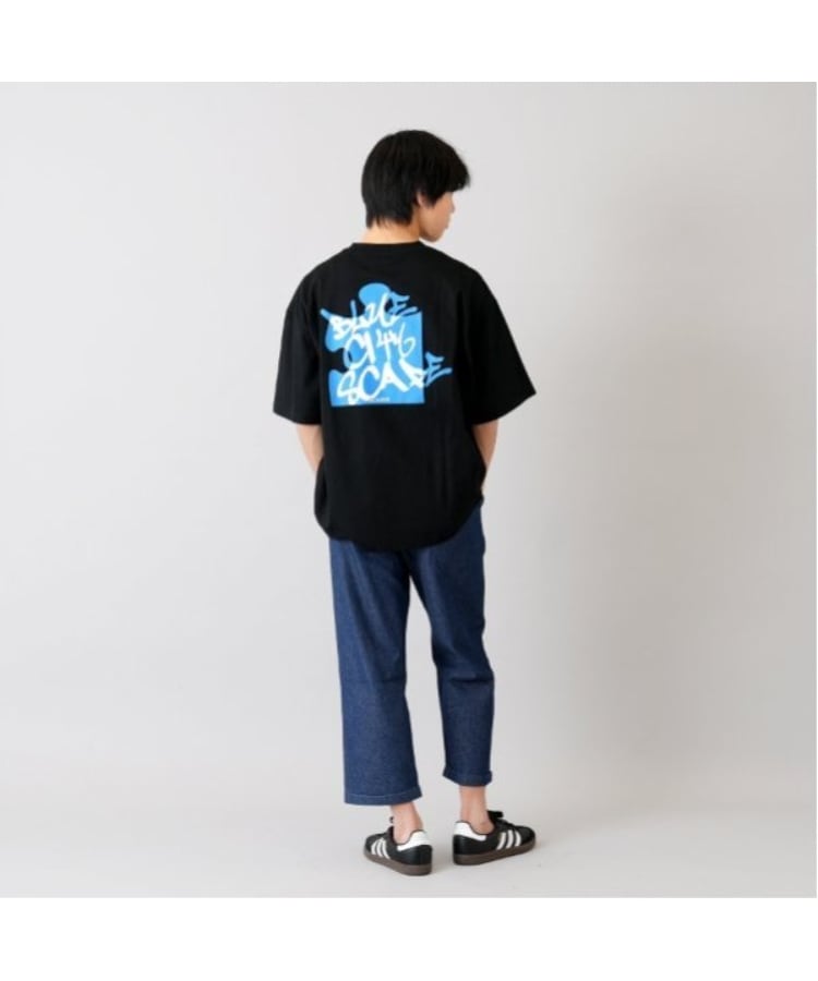 グラソス(GLAZOS)のパズルプリントビッグ半袖Tシャツ2