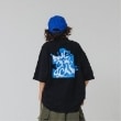 グラソス(GLAZOS)のパズルプリントビッグ半袖Tシャツ ブラック(219)