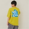 グラソス(GLAZOS)のパズルプリントビッグ半袖Tシャツ イエロー(031)