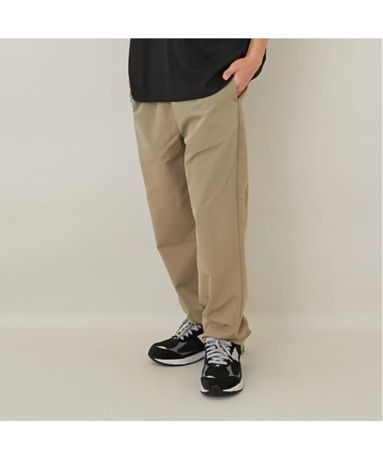 グラソス(GLAZOS)の【Easycare】ポリストレッチ・シェフパンツ ベージュ(052)
