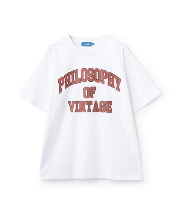 グラソス(GLAZOS)の【プチプラ】フロントカレッジロゴ半袖Tシャツ8
