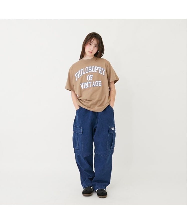 グラソス(GLAZOS)の【プチプラ】フロントカレッジロゴ半袖Tシャツ12