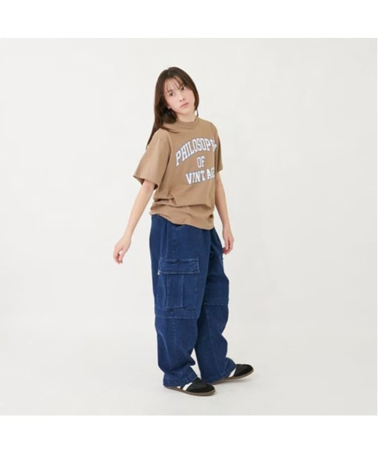 グラソス(GLAZOS)の【プチプラ】フロントカレッジロゴ半袖Tシャツ13