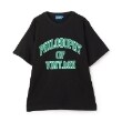 グラソス(GLAZOS)の【プチプラ】フロントカレッジロゴ半袖Tシャツ ブラック(219)