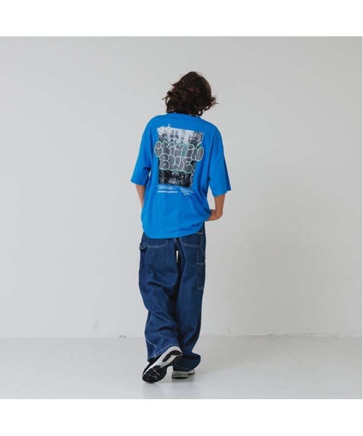 グラソス(GLAZOS)のフォトグラフィティロゴ発泡プリントビッグ半袖Tシャツ17