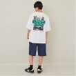 グラソス(GLAZOS)のフォトグラフィティロゴ発泡プリントビッグ半袖Tシャツ24