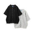 グラソス(GLAZOS)の【接触冷感】エアリークッション・ZIPUP半袖パーカー10