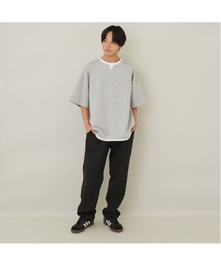グラソス(GLAZOS)の【接触冷感】エアリークッション・キーネック半袖Tシャツ11