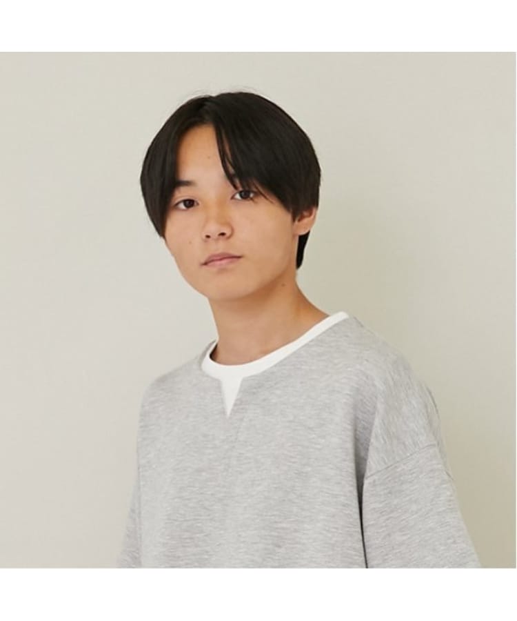 グラソス(GLAZOS)の【接触冷感】エアリークッション・キーネック半袖Tシャツ14