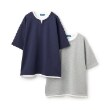 グラソス(GLAZOS)の【接触冷感】エアリークッション・キーネック半袖Tシャツ6