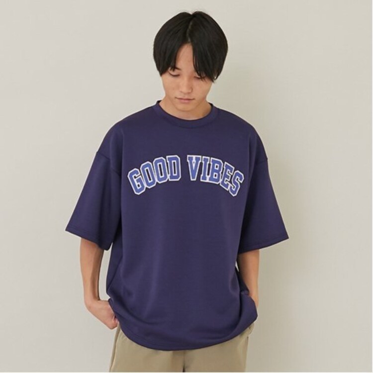 グラソス(GLAZOS)の【接触冷感】エアリークッション・アーチロゴ半袖Tシャツ Ｔシャツ