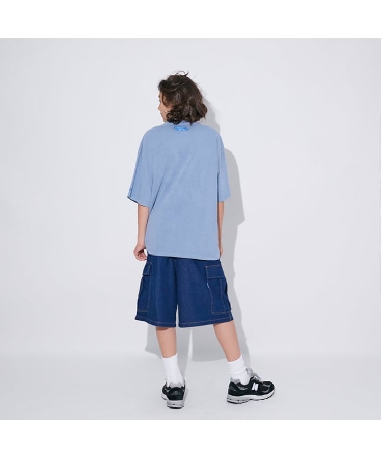 グラソス(GLAZOS)の冷感デニム・ハーフカーゴパンツ16