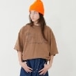グラソス(GLAZOS)の【FORGETNEVER】ヘビーウェイトピグメント加工プリントTシャツ ブラウン(043)
