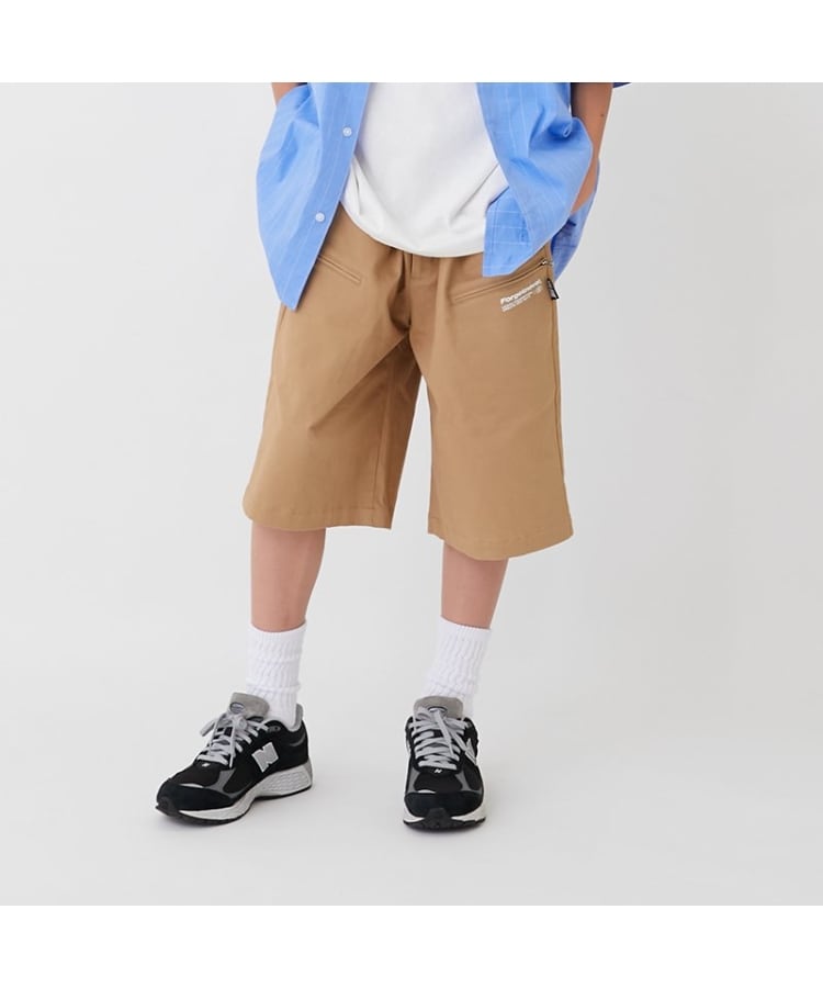 FORGETNEVER】ジップポケットチノハーフパンツ_GLSW(その他 FORGETNEVER】ジップポケットチノハーフパンツ_GLSW(その他