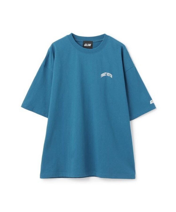 グラソス(GLAZOS)の【FORGETNEVER】バックアーチカレッジロゴ半袖Tシャツ_GLSW12