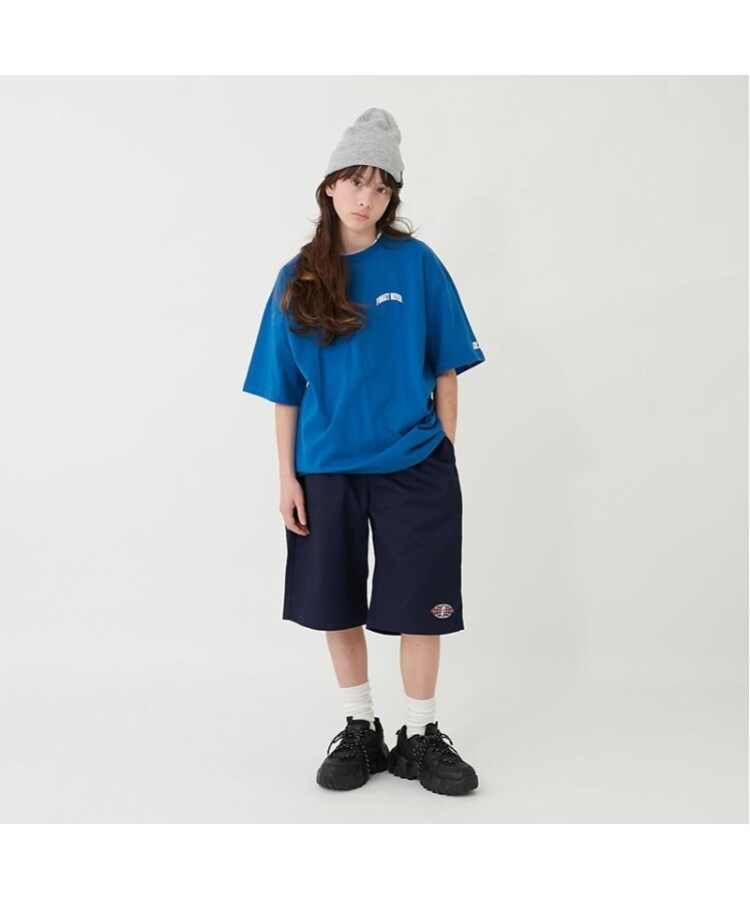 グラソス(GLAZOS)の【FORGETNEVER】バックアーチカレッジロゴ半袖Tシャツ_GLSW16