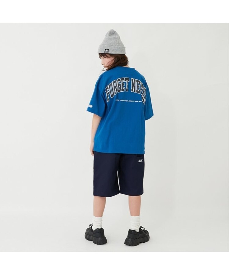 グラソス(GLAZOS)の【FORGETNEVER】バックアーチカレッジロゴ半袖Tシャツ_GLSW17
